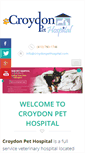 Mobile Screenshot of croydonpethospital.com